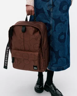Zip Top Backpack Piirto Unikko