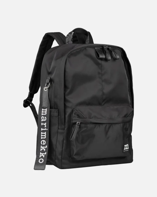 Zip Top Backpack Solid