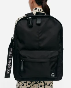 Zip Top Backpack Solid